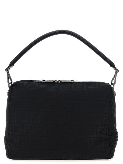 Black Polyamide Shoulder Bag