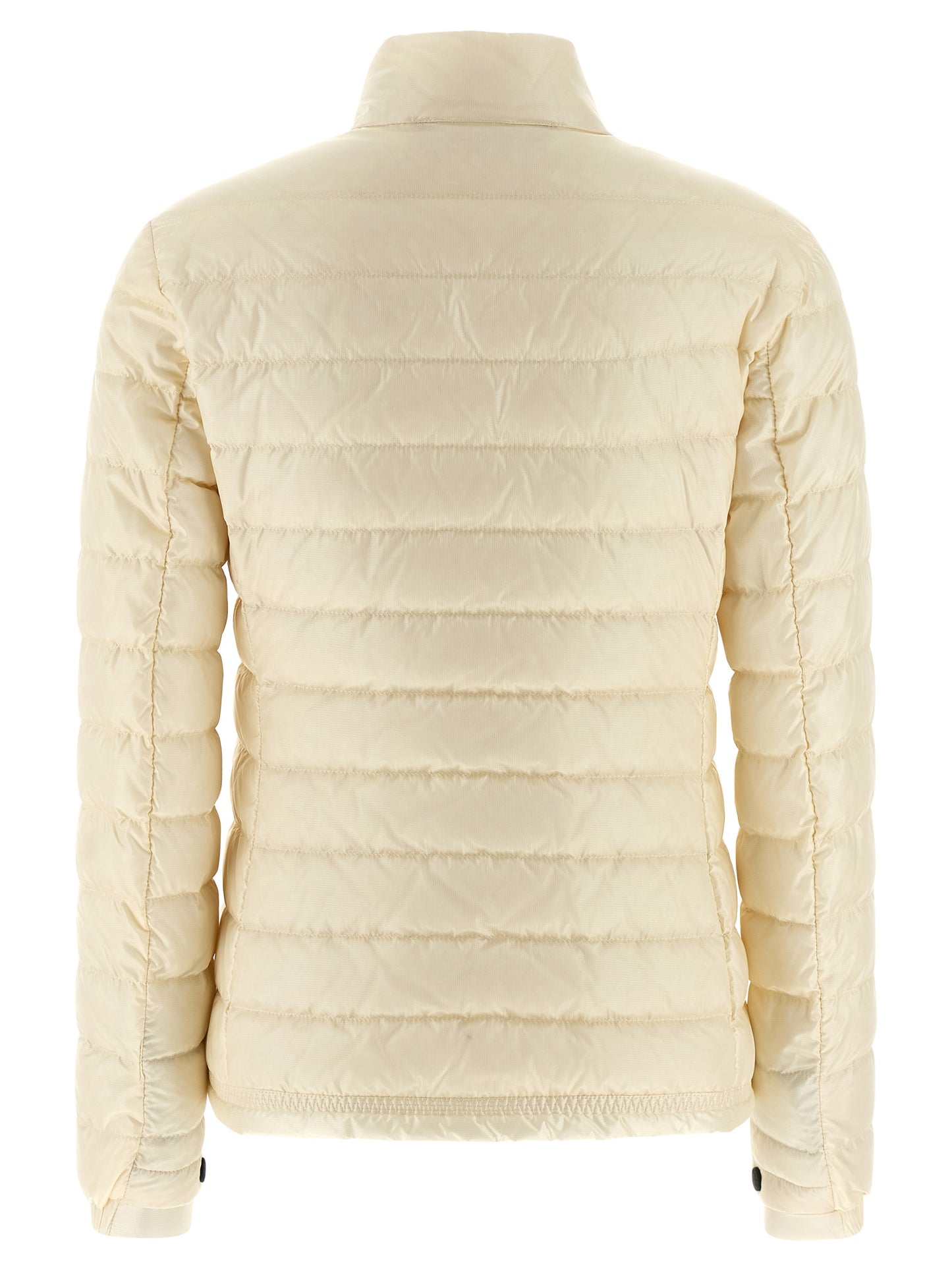 White Polyamide Full-Length Jacket