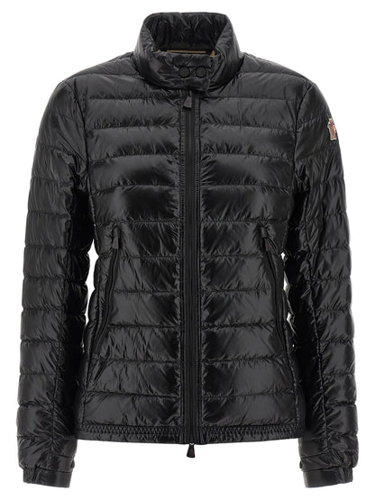 Black Polyamide Full-Length Jacket
