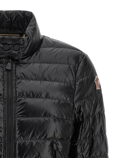 Black Polyamide Full-Length Jacket