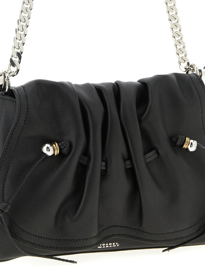 Black Calfskin Shoulder Bag