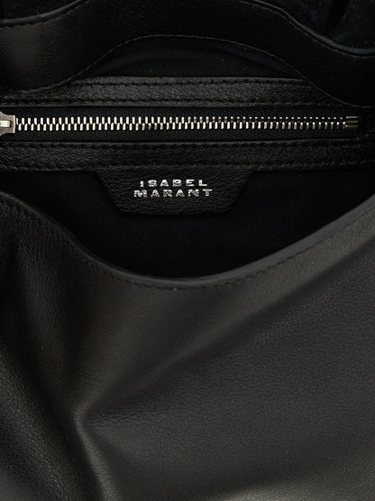 Black Calfskin Shoulder Bag