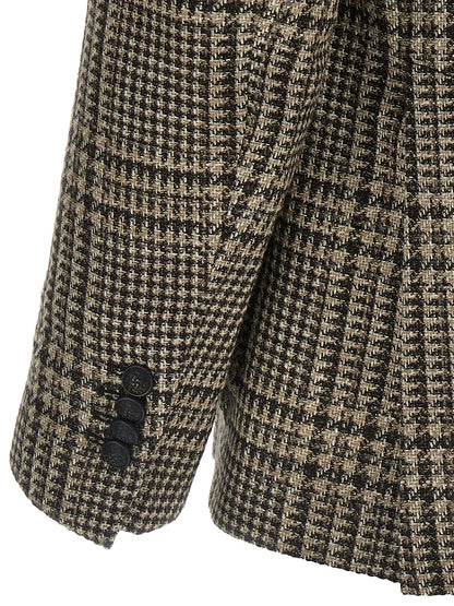 Brown Virgin Wool Blazer