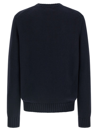 Blue Cotton Cardigan