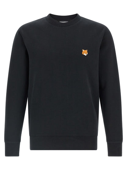 Black Cotton Sweatshirt