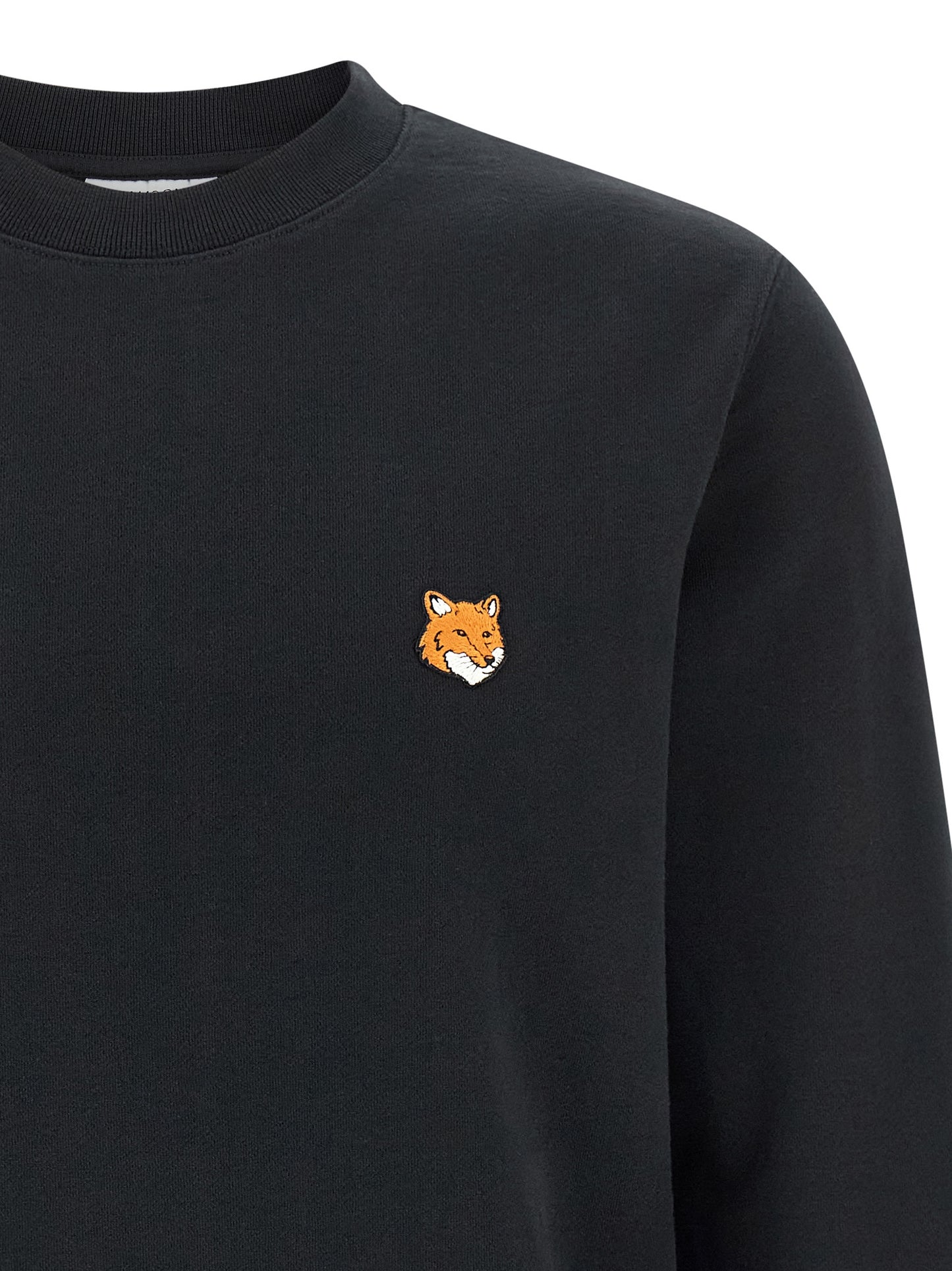 Black Cotton Sweatshirt