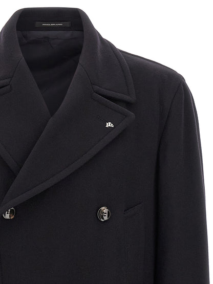 Blue Wool Coat