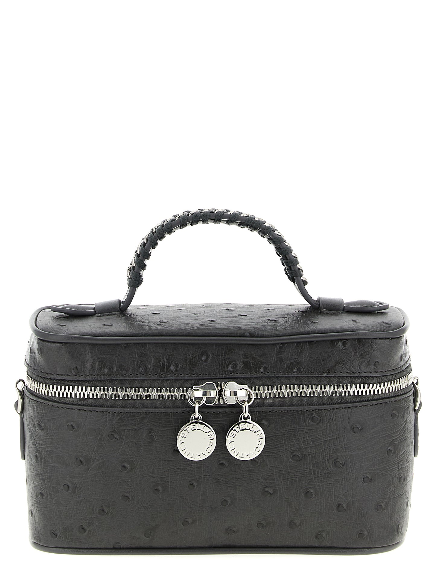 Black Polyester Crossbody Bag