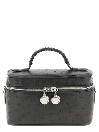 Black Polyester Crossbody Bag