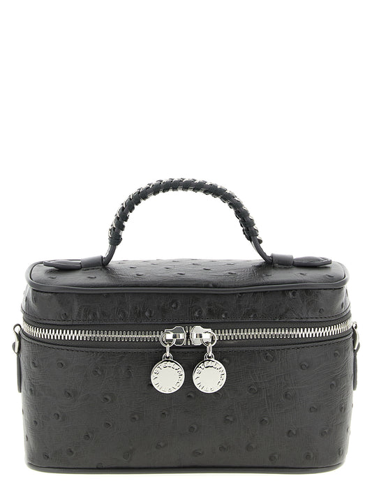 Black Polyester Crossbody Bag