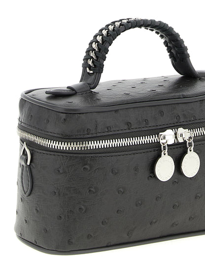 Black Polyester Crossbody Bag