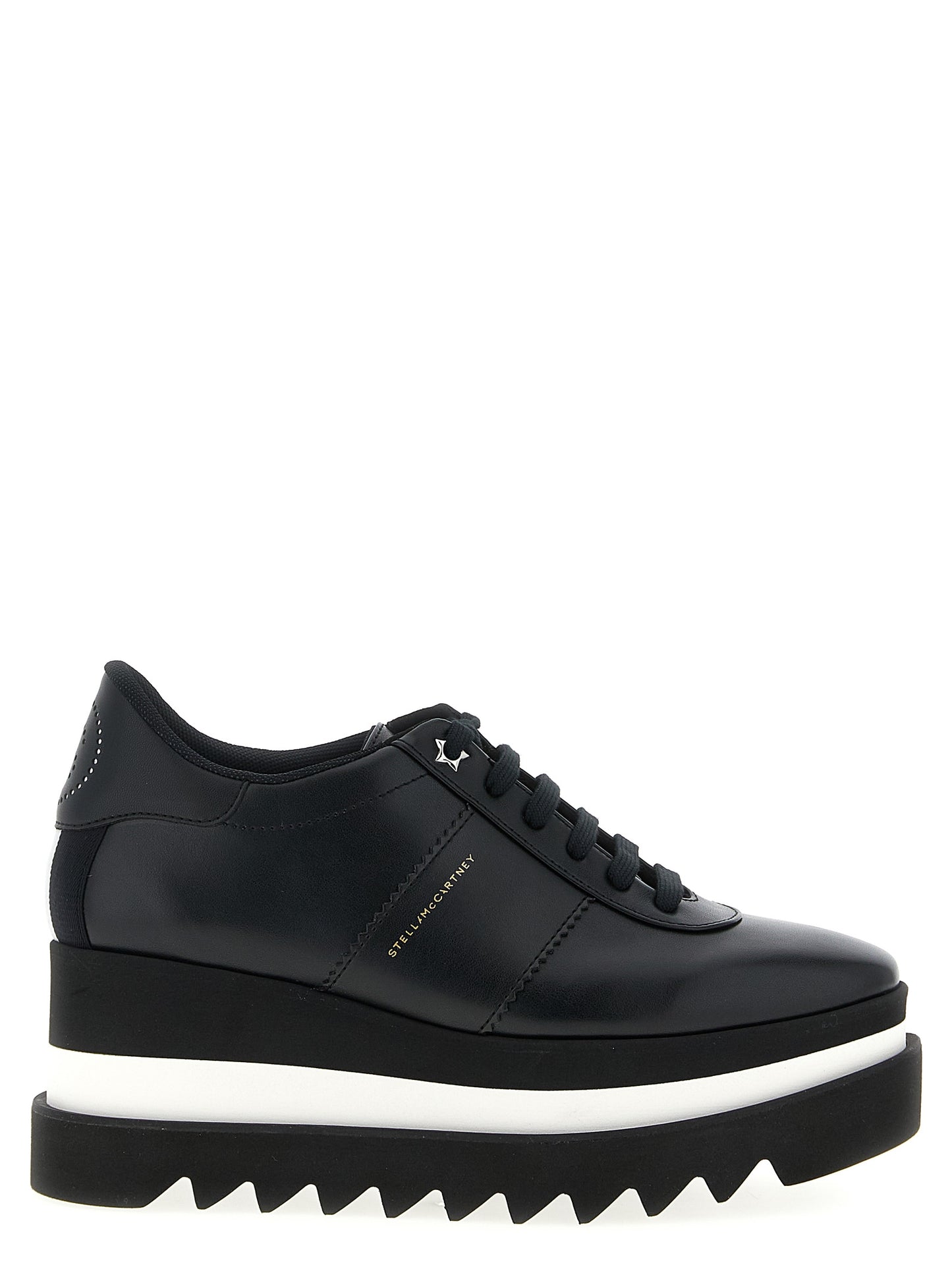 Black Polyethylene Wedge Sandals