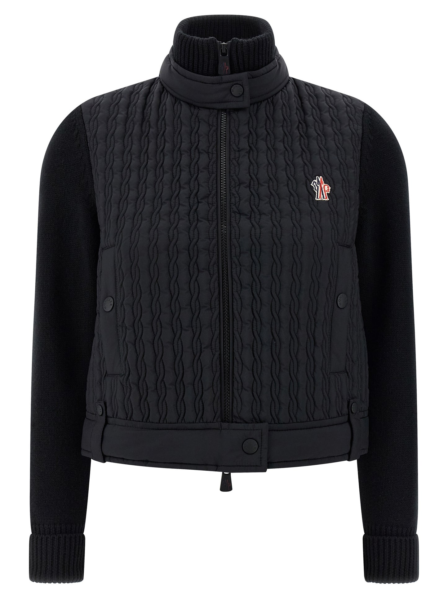Black Polyamide Cardigan