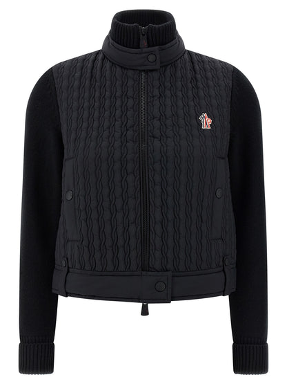 Black Polyamide Cardigan