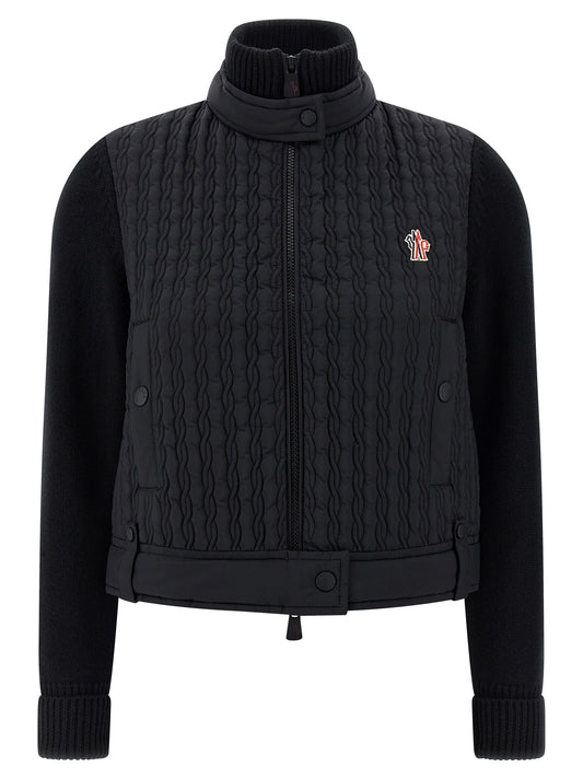 Black Polyamide Cardigan