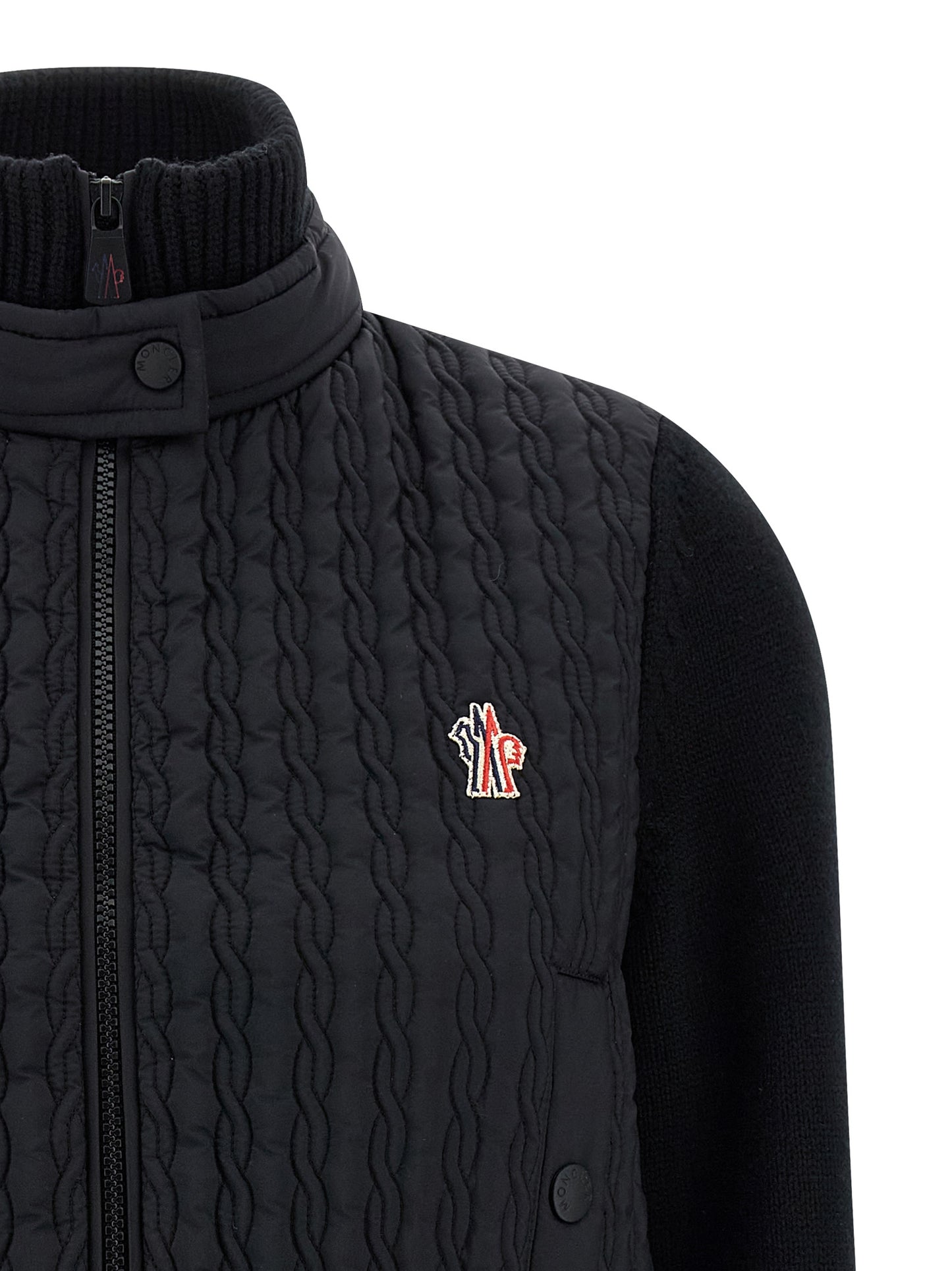 Black Polyamide Cardigan