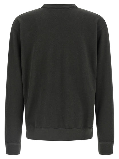 Black Cotton Sweatshirt