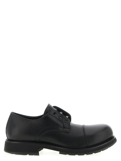Black Bull Skin Slip-On Loafers