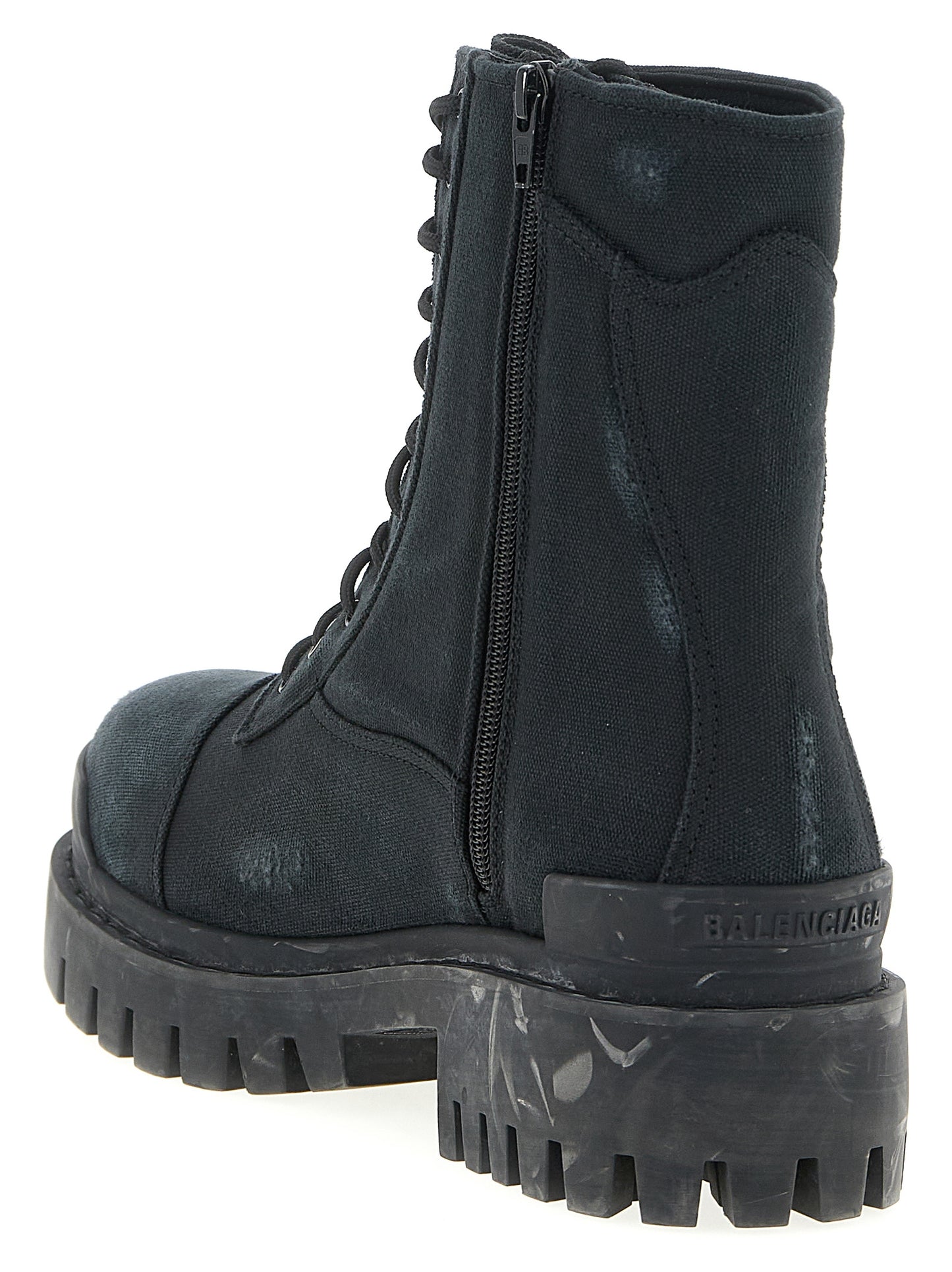 Black Cotton Chelsea Boots