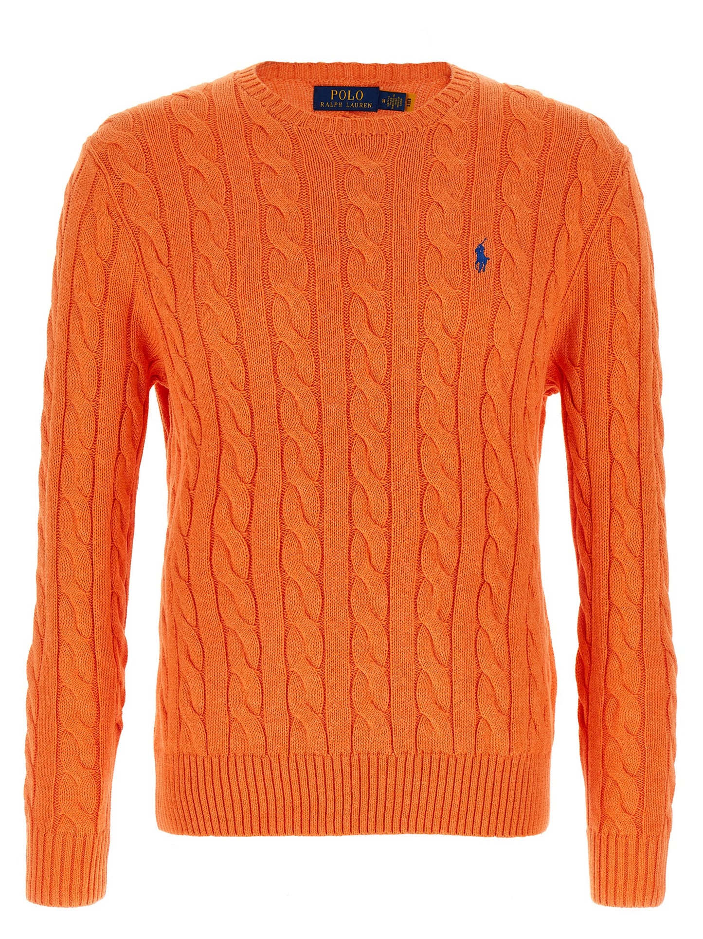 Orange Cotton Cardigan