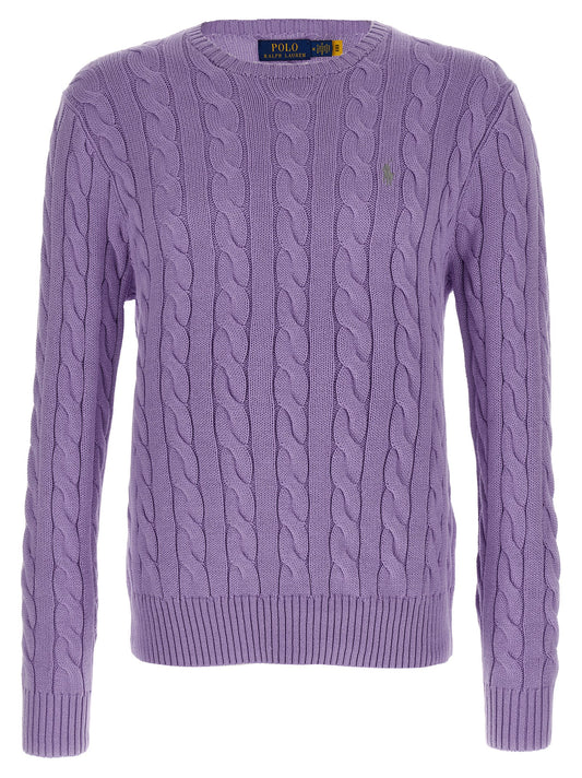 Purple Cotton Cardigan