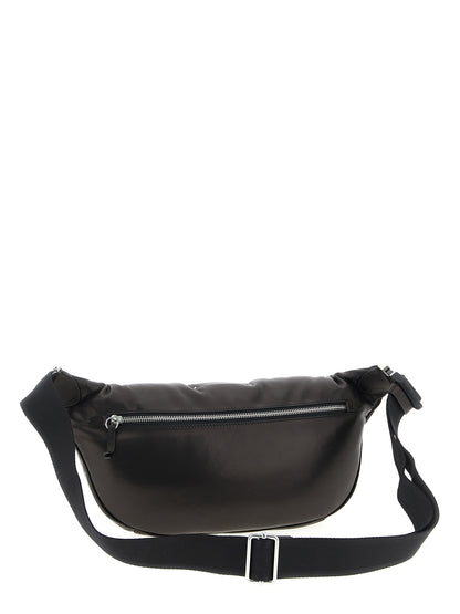 Black Lambskin Crossbody Bag