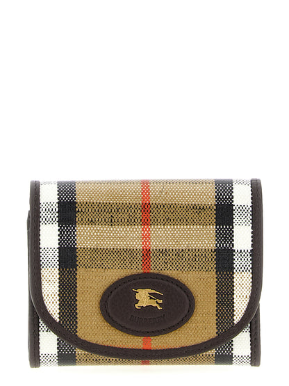 Beige Cotton Cardholder