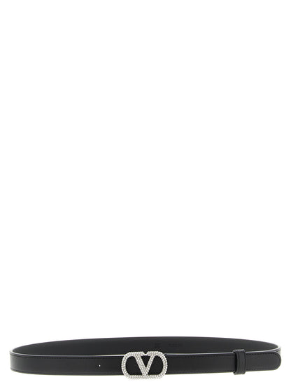 Black Calfskin Regular Belt