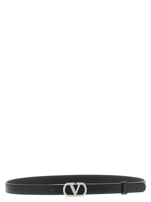 Black Calfskin Regular Belt