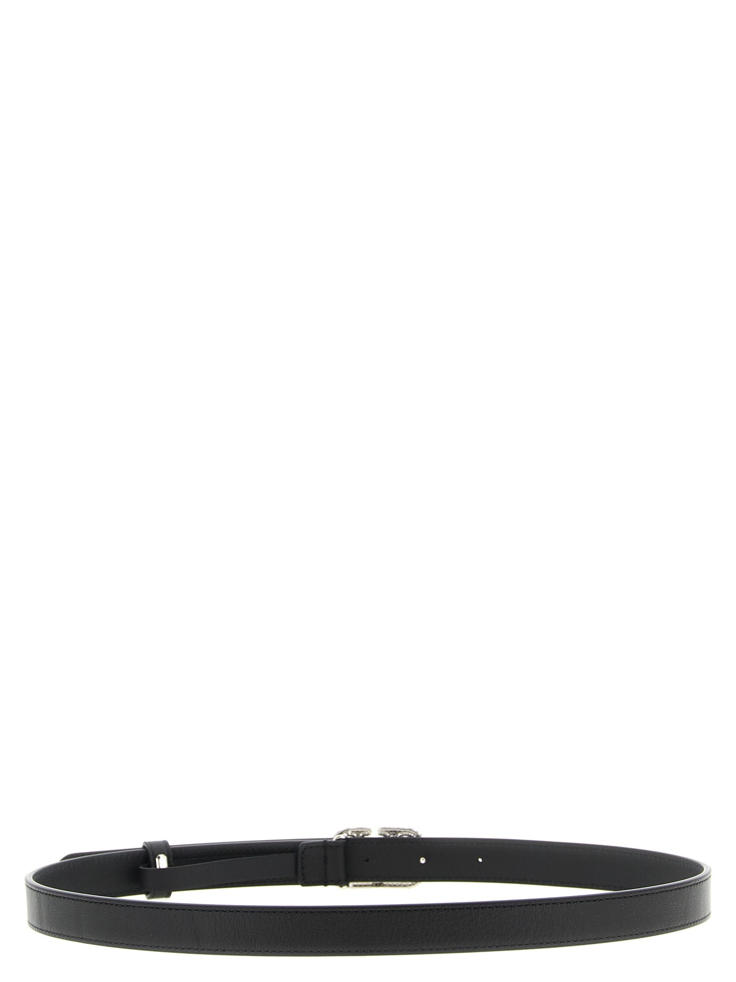Black Calfskin Regular Belt