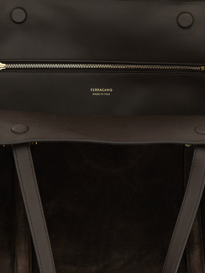 Brown Goatskin Shoulder Bag