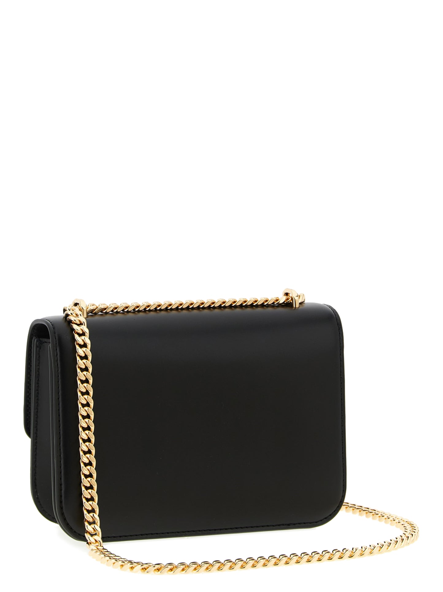 Black Calfskin Crossbody Bag