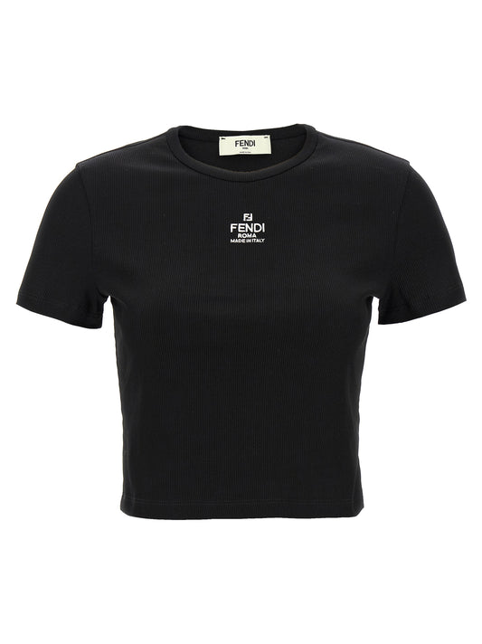 Black Cotton T-Shirt