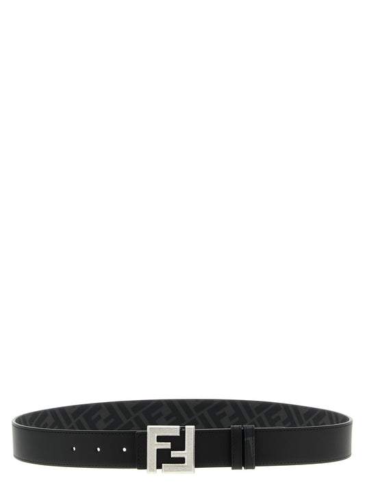 Black Calfskin Regular Belt