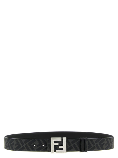 Black Calfskin Regular Belt