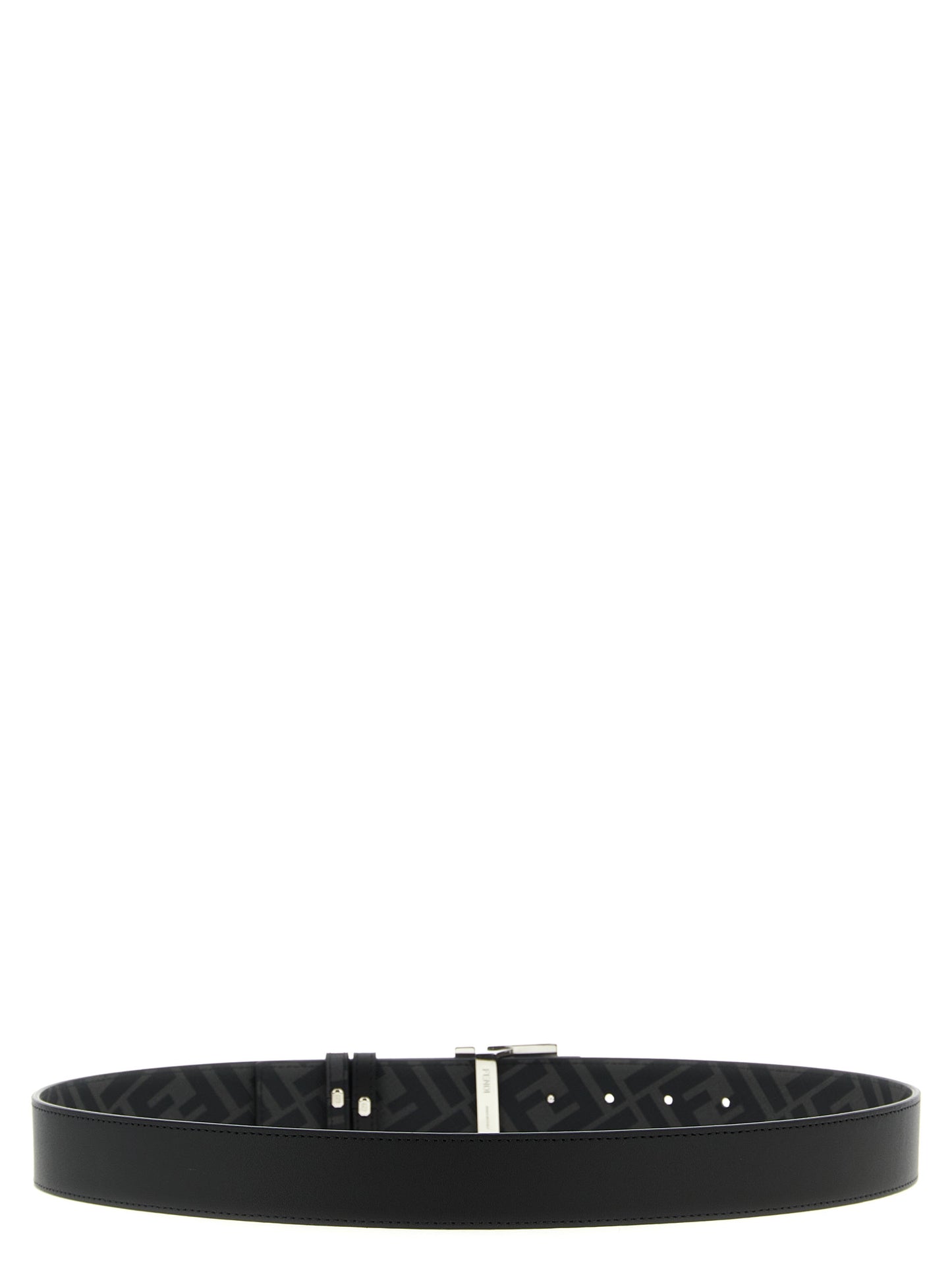 Black Calfskin Regular Belt