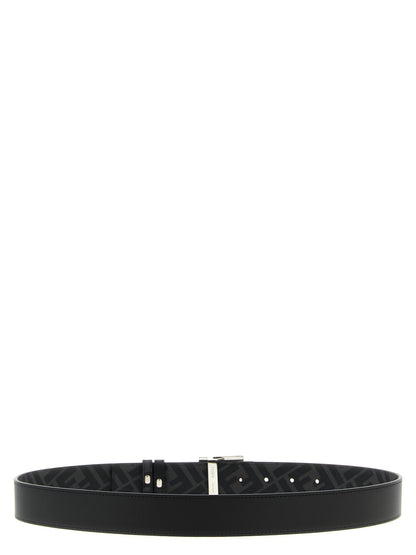 Black Calfskin Regular Belt