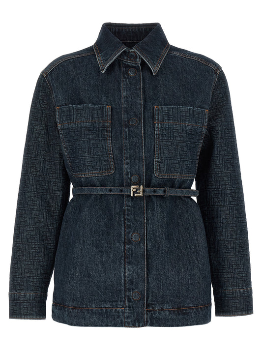 Blue Cotton Denim Jacket