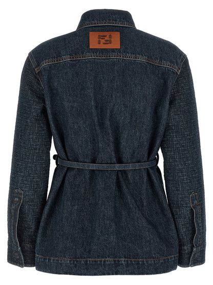 Blue Cotton Denim Jacket