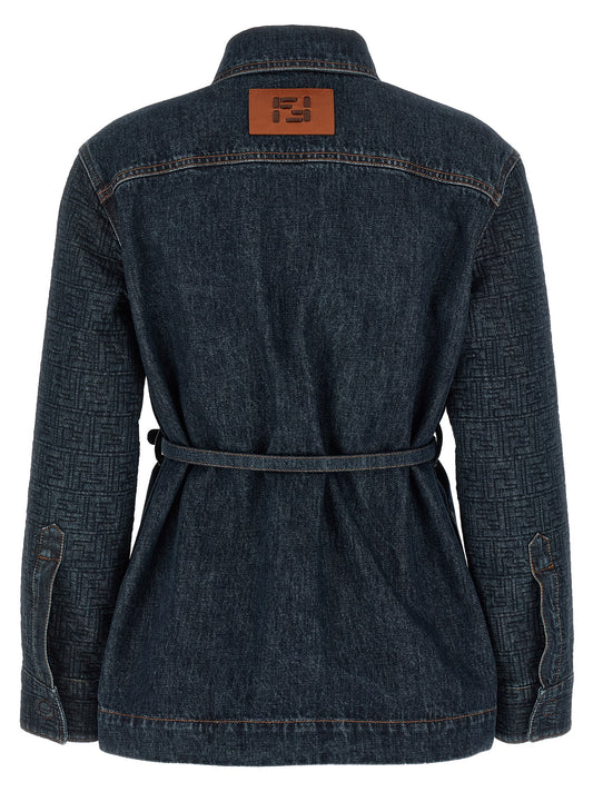 Blue Cotton Denim Jacket