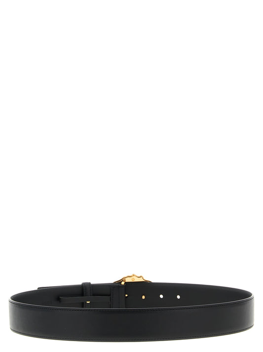 Black Calfskin Regular Belt