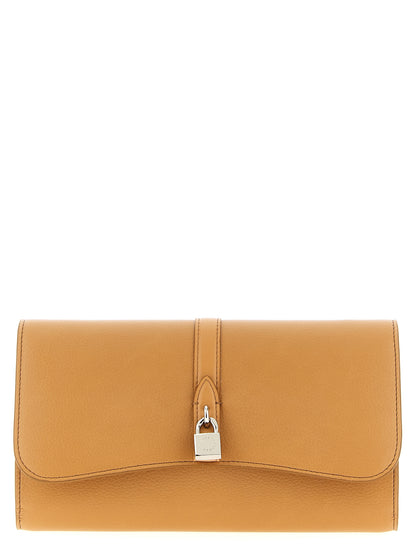Beige Polyamide Cardholder