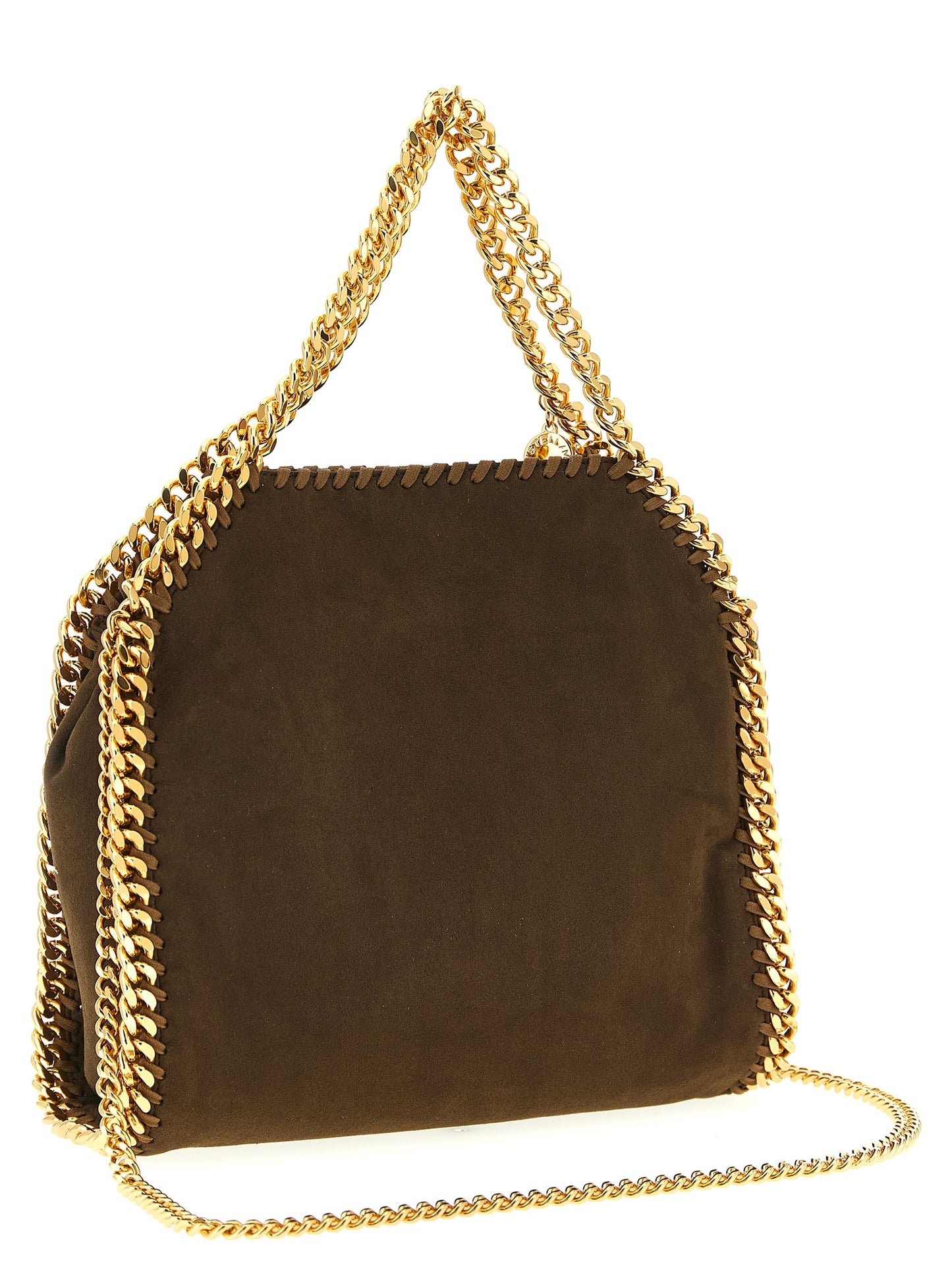 Brown Polyester Handbag