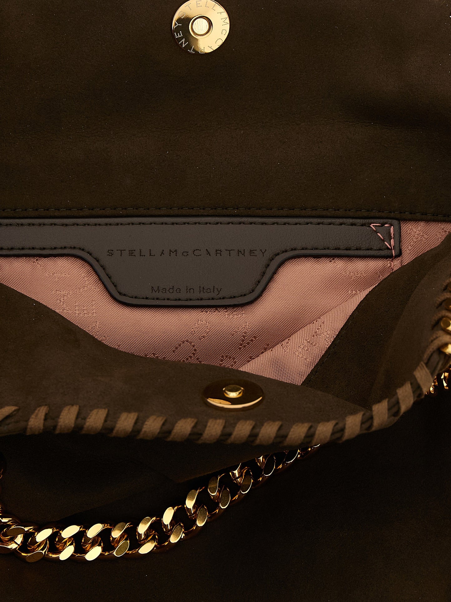 Brown Polyester Handbag