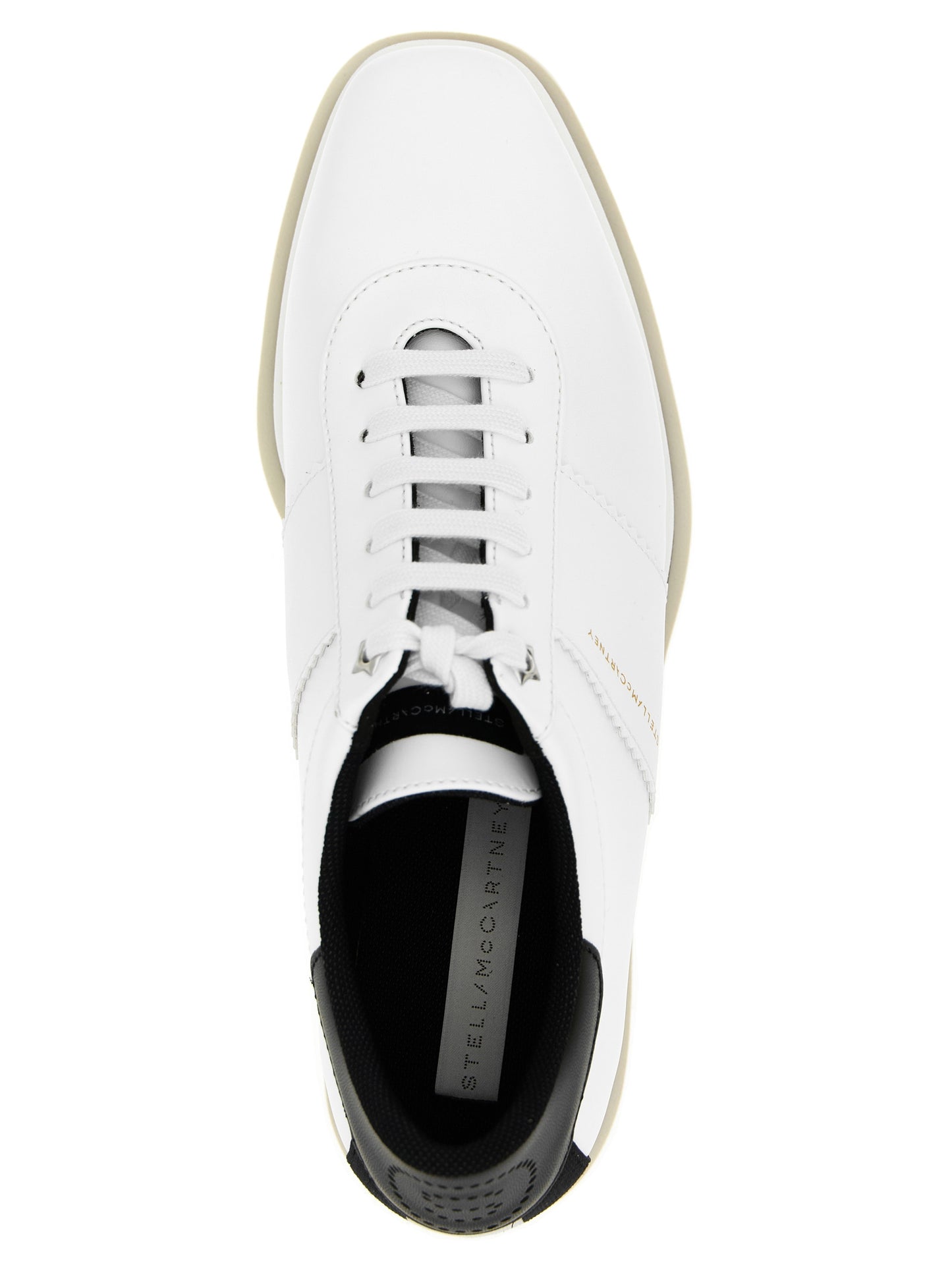 White Polyethylene Wedge Sandals