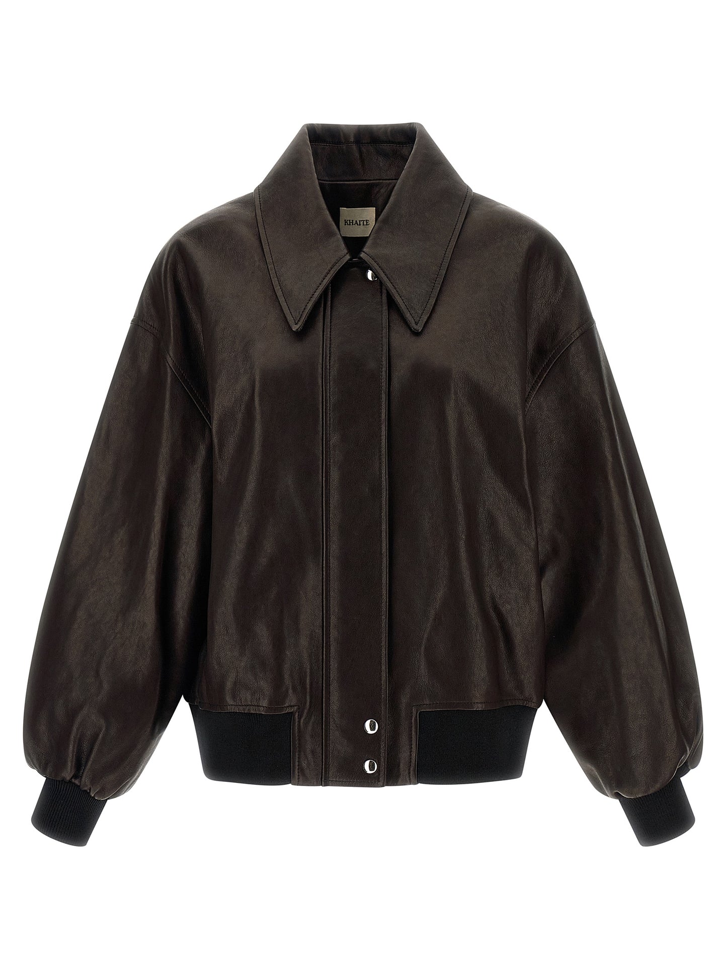 Brown Lamb Leather Leather Jacket