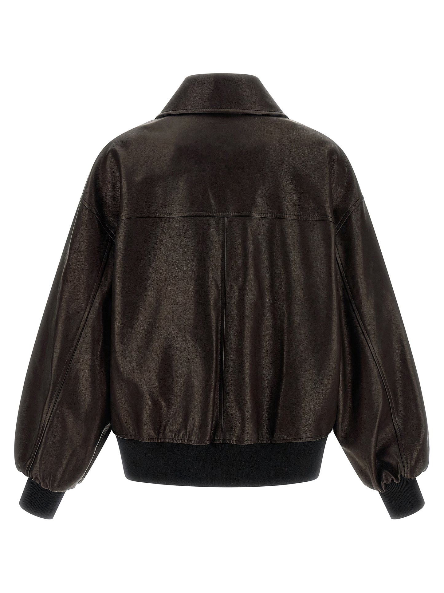 Brown Lamb Leather Leather Jacket