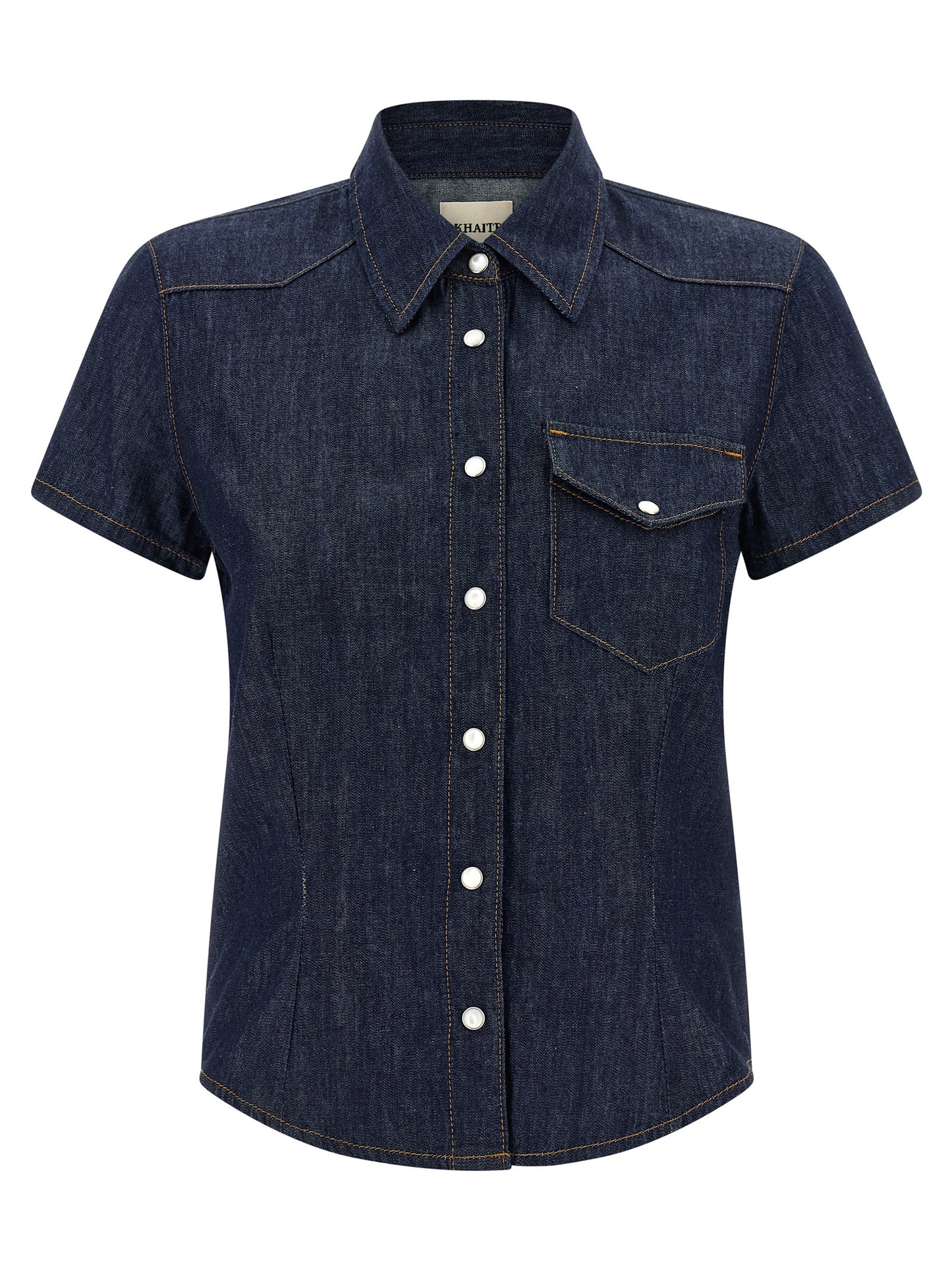 Blue Cotton Blouse