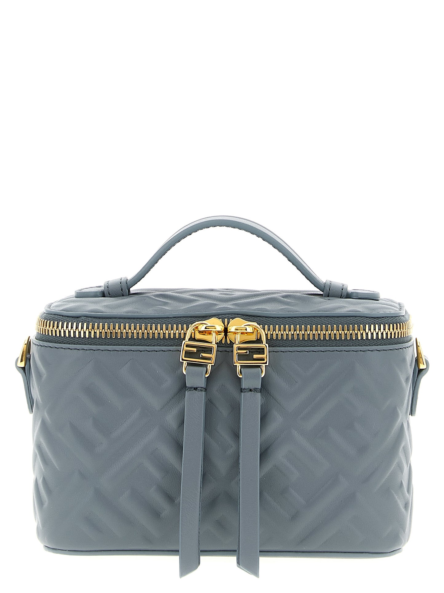 Blue Lamb Leather Handbag