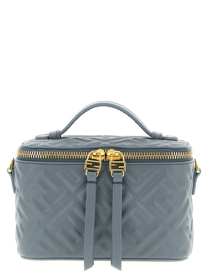 Blue Lamb Leather Handbag